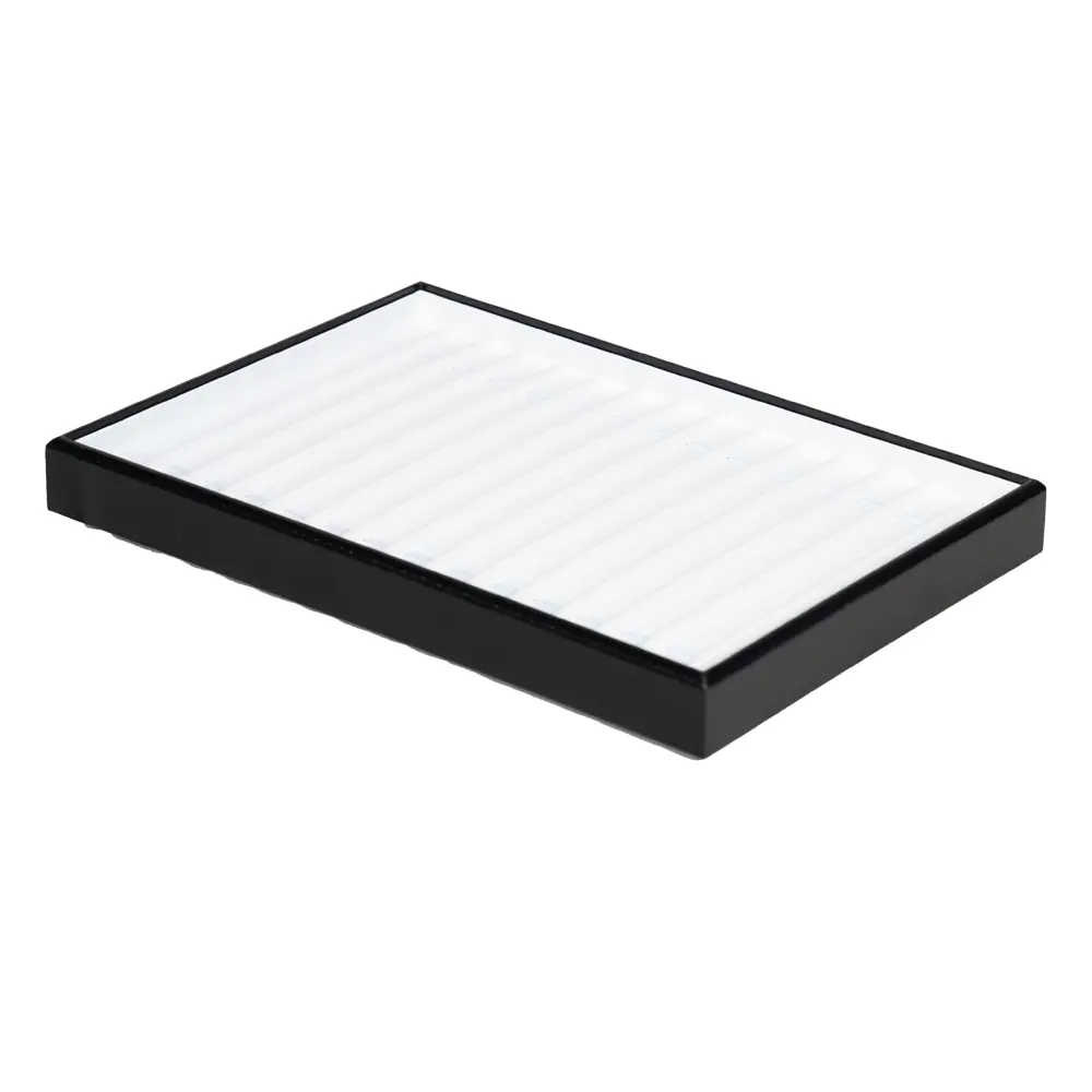 bracelet display tray leathertte angle view TRB81