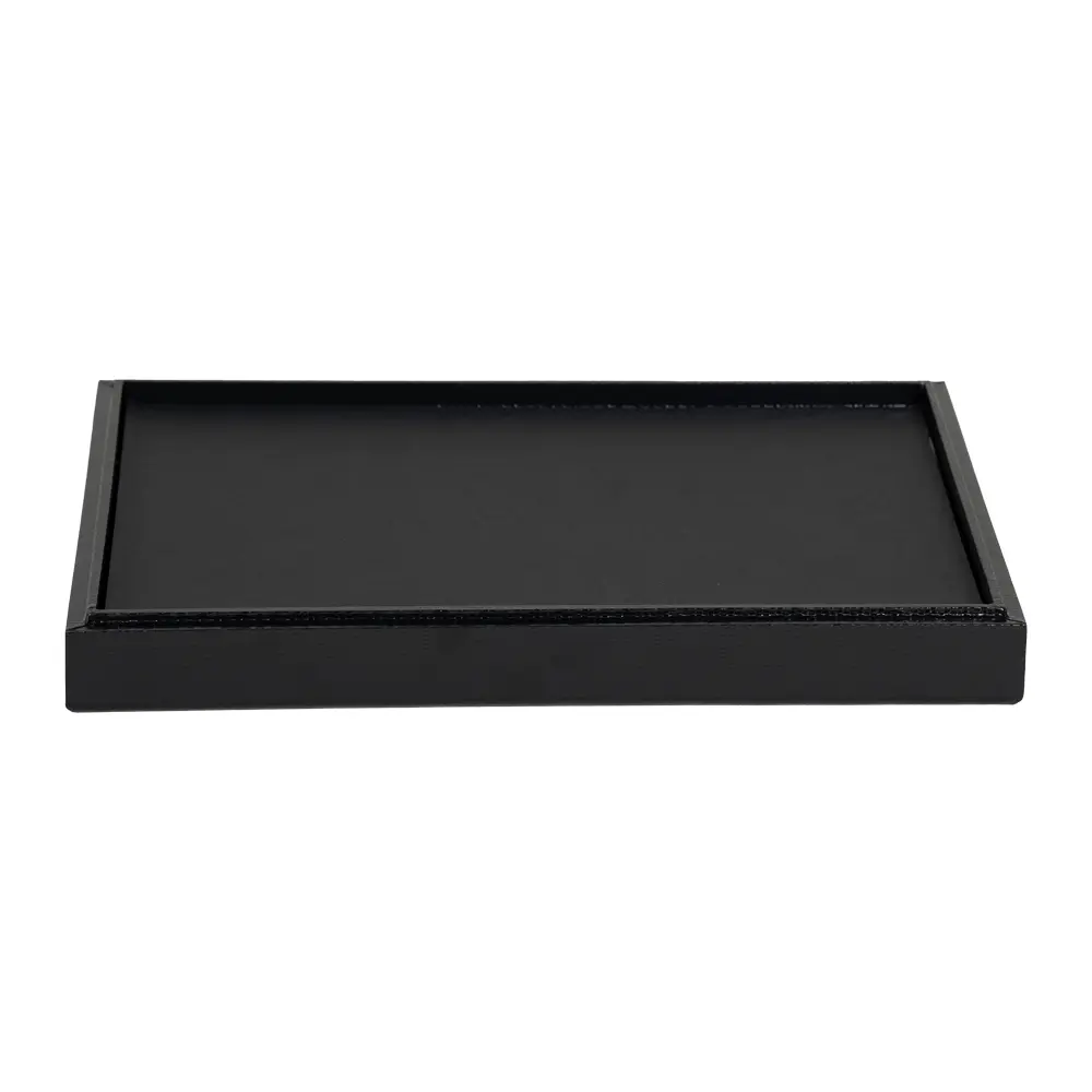 bracelet display tray leathertte back side front view TRB81