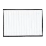 bracelet display tray leathertte top view TRB81