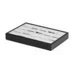 earring display tray small side view TRE82BLGR