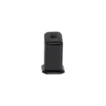 Jewellery display holder ring 3in1 leatherette large size black front view RS82LMS
