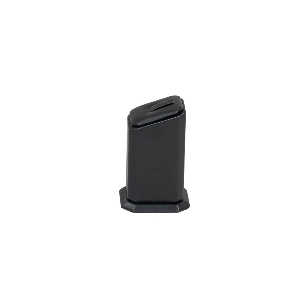 jewellery display holder ring 3in1 leatherette large size black side view RS82LMS