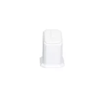 jewellery display holder ring 3in1 leatherette medium size white front view RS82LMS
