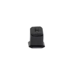 jewellery display holder ring 3in1 leatherette-small size black front view RS82LMS