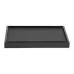 eatherette Stackable jewellery tray bracelet tray back view TRB81