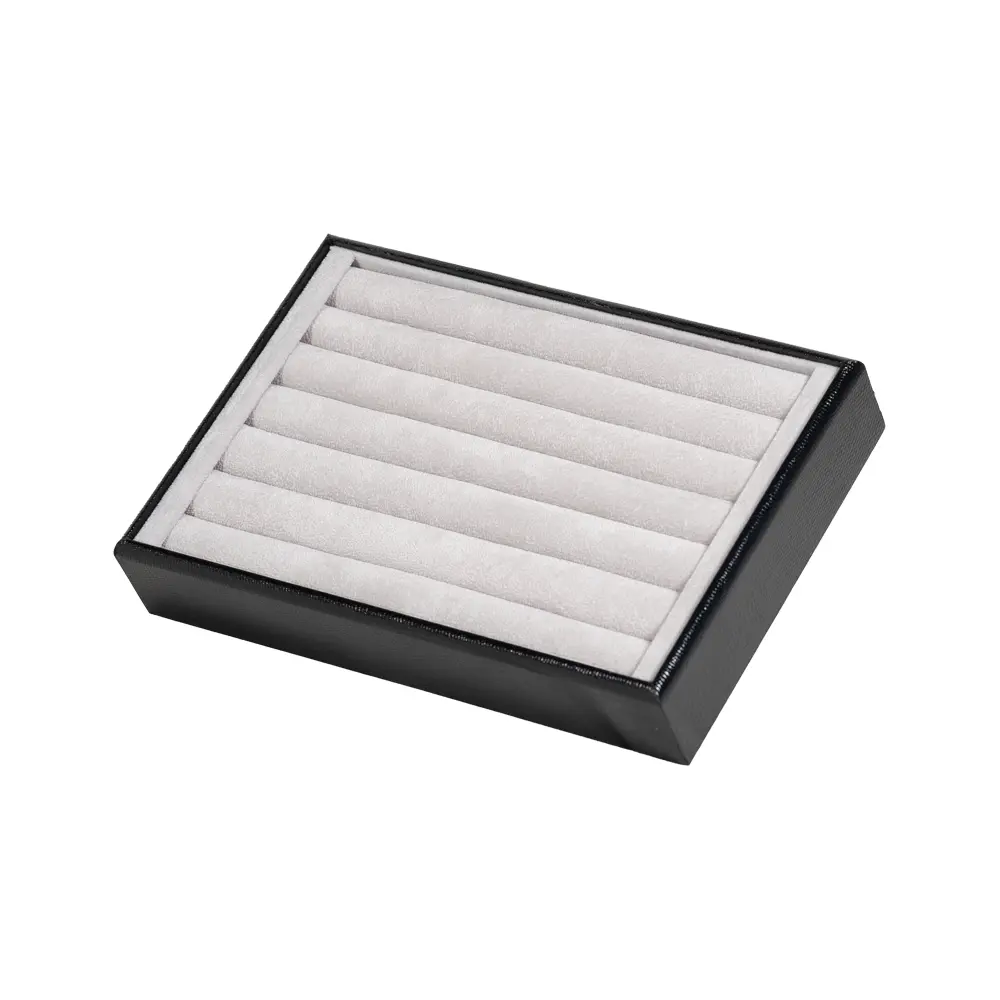 ring-display-tray-small-stand-side-view-TRR88BLGR ring display tray small stand side view TRR88BLGR