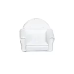 ring-earring-holder-leatherette-white-front-view-R&ES80S ring earring holder leatherette white front view RES80S