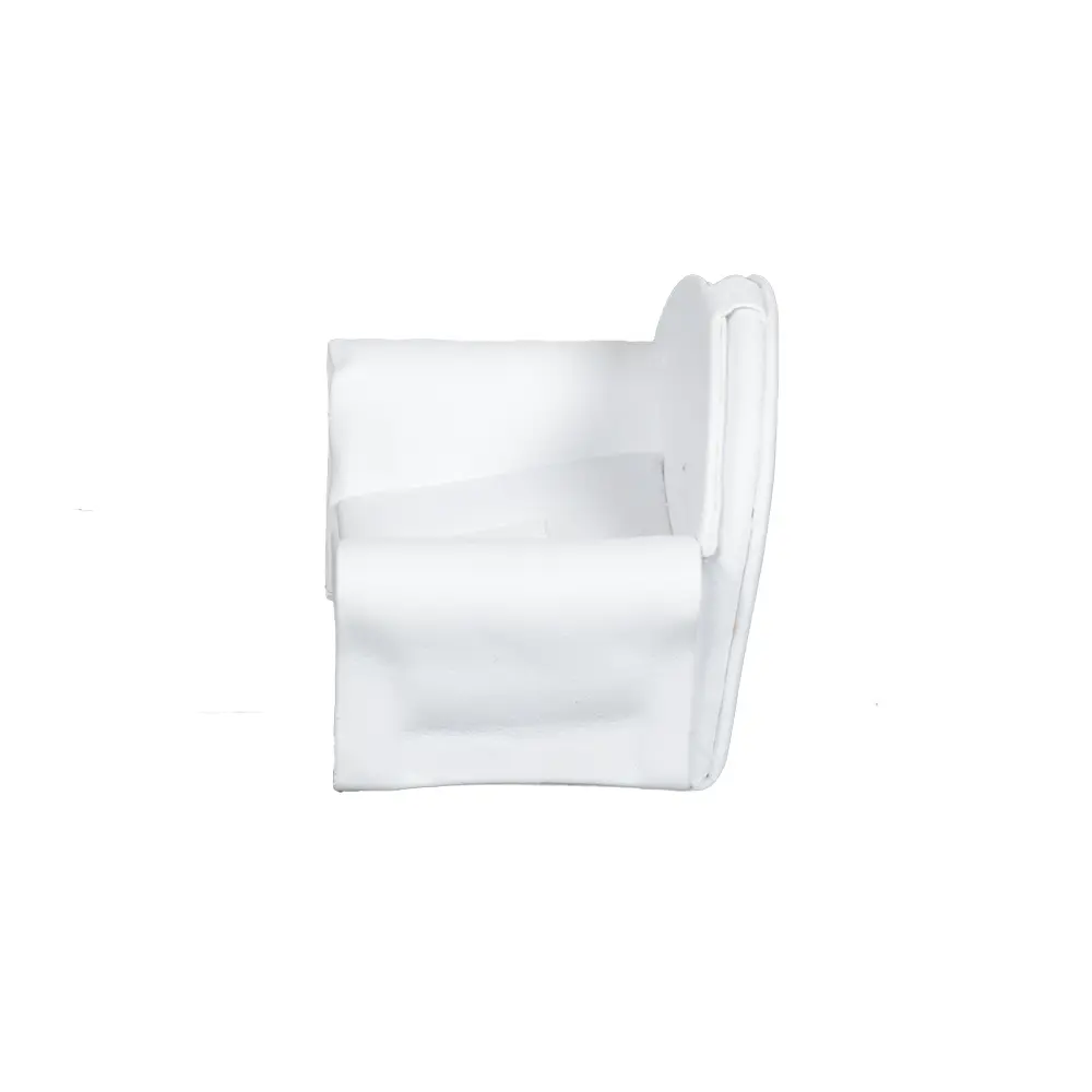 ring-earring-holder-leatherette-white-side-view-R&ES80S ring earring holder leatherette white side view RES80S