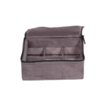 travel earring organiser velvet open front view ZTRE82-DGIG