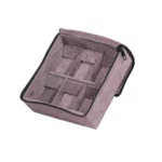 travel earring organiser velvet stand side view ZTRE82-DGIG