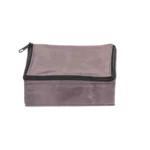 travel necklace organiser velvet front view ZTRP82-DGIG