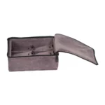 travel necklace organiser velvet open side view ZTRP82-DGI