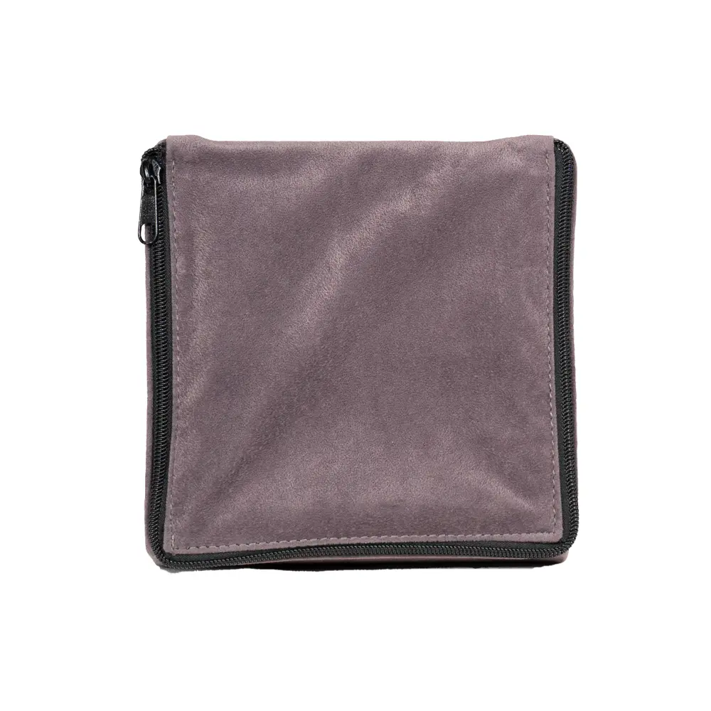 travel necklace organiser velvet stand front view ZTRP82-DGIG