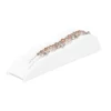 Bracelet Display Holder leatherette white angle view with jewellery BS91