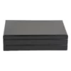 Jewellery Display Tray Lid black TC80 front view with two- tray.
