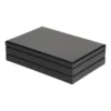 Jewellery Display Tray Lid black TC80 side view with two tray