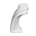 Jewelry-Necklace-Stand-medium-grey-evelvet-angle-with-necklace-NS83M